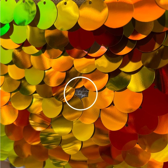 Zara Sequin Crop Top - Picture 6 of 8